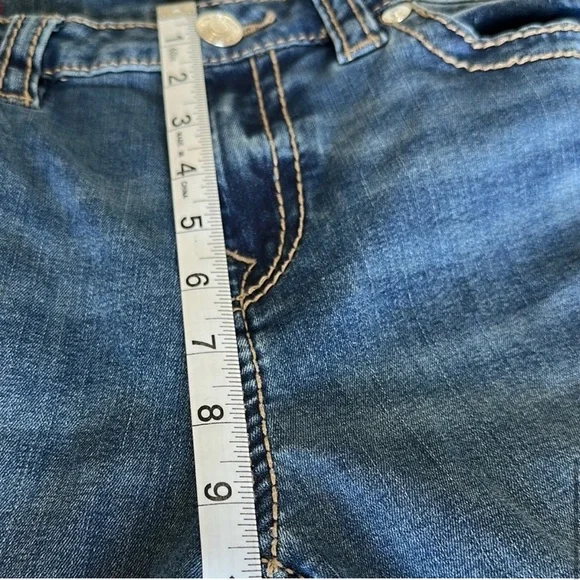 True Religion BECCA Mid Rise Boot Cut Jeans Blue Denim Style Size 29 - Picture 7 of 9